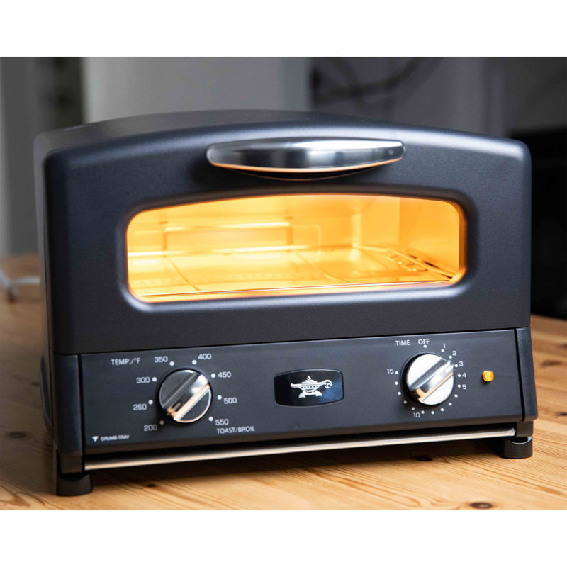 Sengoku SET-G16A HeatMate Graphite Technology Toaster Oven, 120 Volt, Black