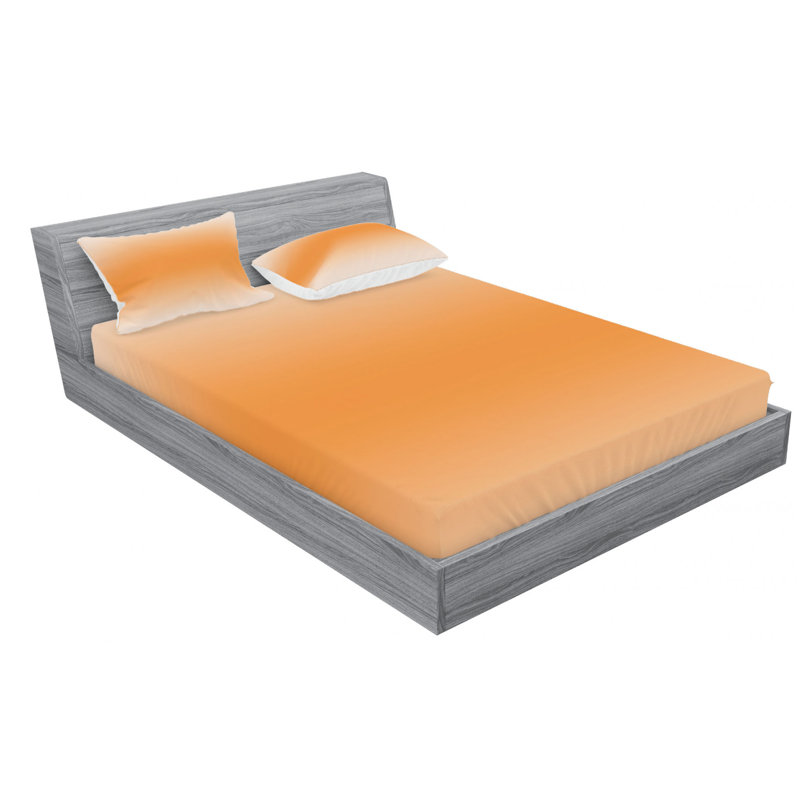 Microfiber Ombre Sheet Set, Orange