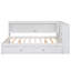 Lit de jour en bois avec tablettes de rangement-1883281500