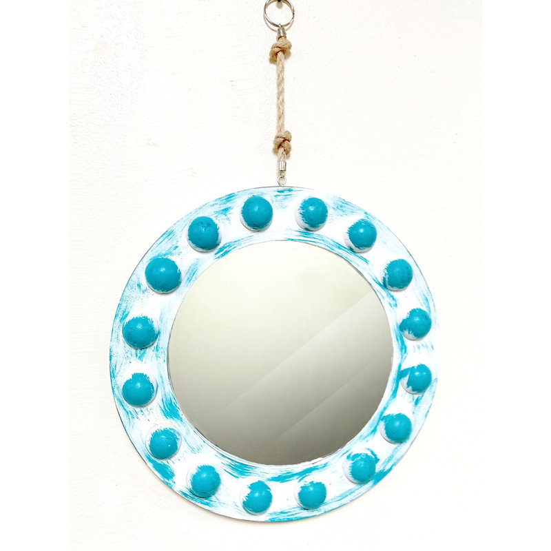 Union Flat Mirror, Blue