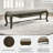 Himrod 100% Polyester Upholstered Bench