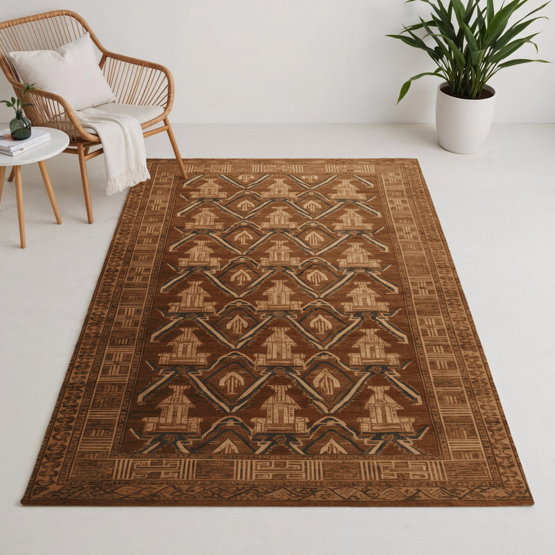 Tapis intérieur et extérieur ArtDeco, Rectangulaire 3 pi x 5 pi