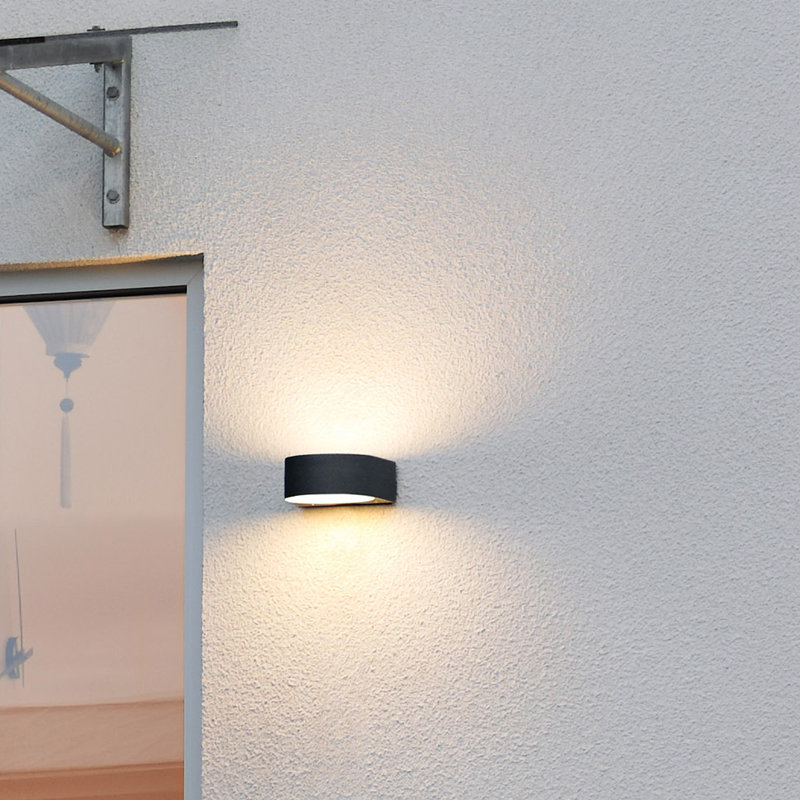 Outdoor Sconce, Matt Black