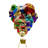 Kurt Adler 4.5-Inch Bellissimo Glass Stacked Presents Ornament