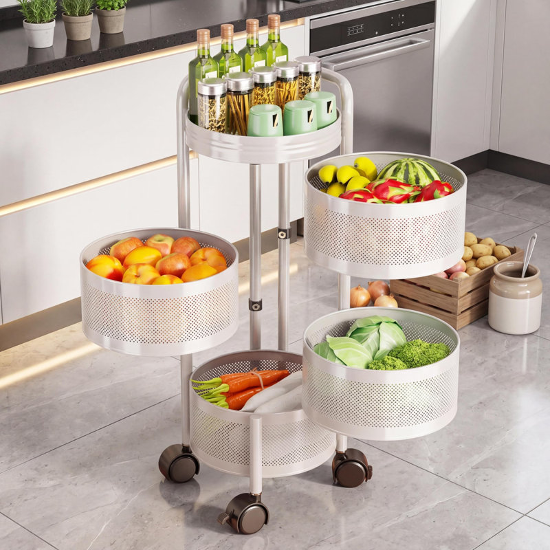 34cm W Steel Storage Rack, Matte Black, 78 cm H x 34 cm W x 34 cm D