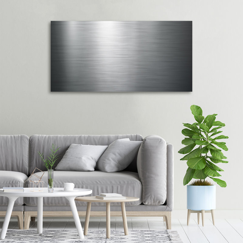 Metal Background - No Frame Print on Canvas