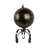Globe Decorative Object for Home Decor – Modern Sculpture with Unique Metal Stand – Figurine for Shelf Styling, Coffee Table Decor, or Decorations for Living Room and Kitchen Decor, Black/Gold-50693185