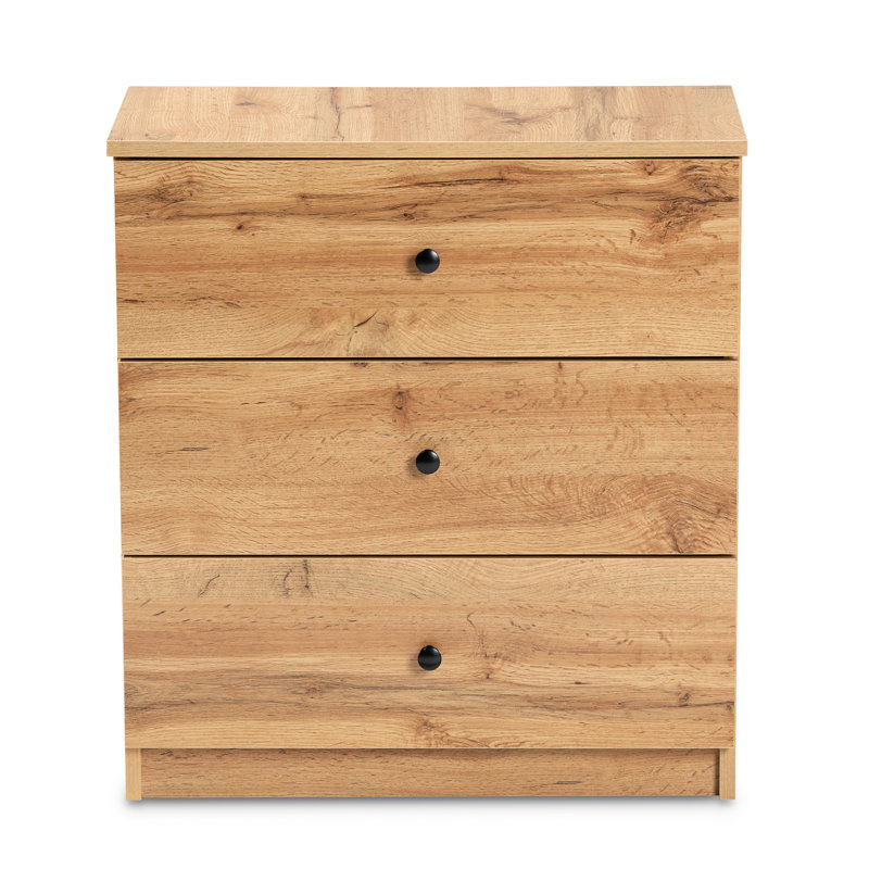 Commode 3 tiroirs l 23,6 po Dustine
