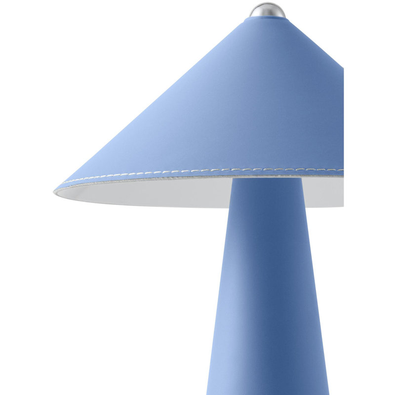 Lampe de table Buntin, Bleu, Bleu
