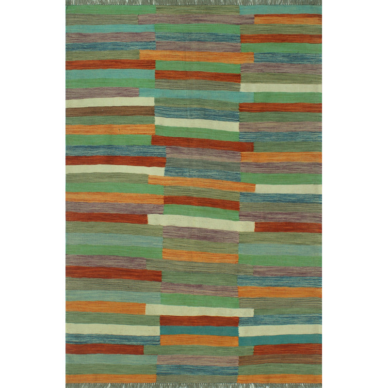Braxton-Rocco Wool Geometric Indoor Rug