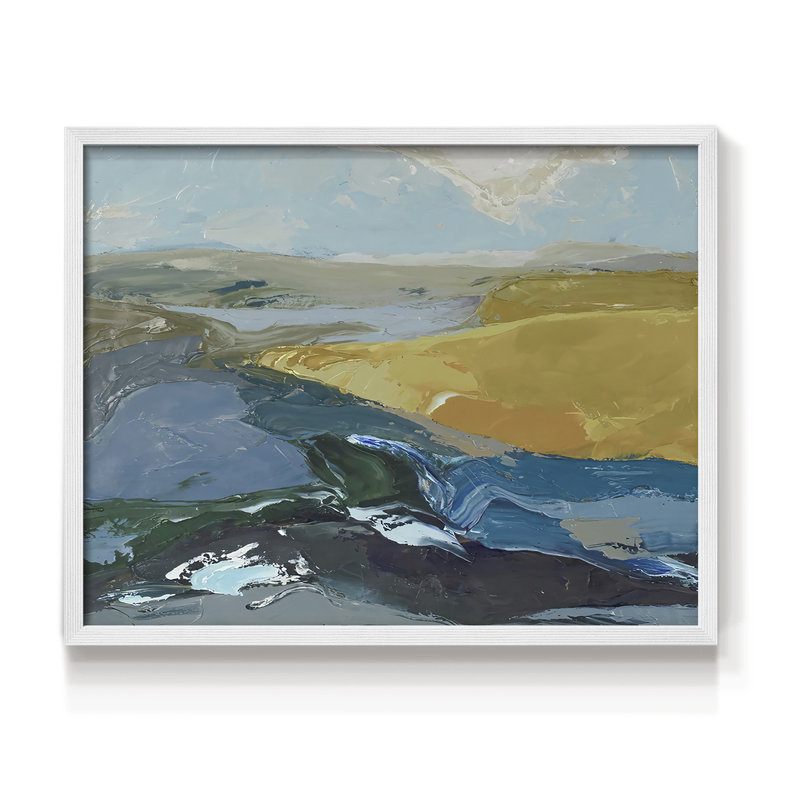 Dero's Estero - Reproduction encadrée - Restickable, H 11 po x l 14 po, Blanc