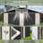 6x4 Ft Outdoor Storage Shed, Metal Garden Shed With Lockable Door, Anti-corrosion Tool Shed With Sloping Roof, For Backyard Patio Lawn