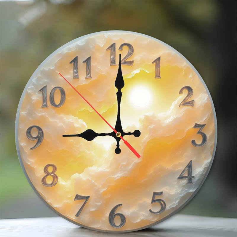 Horloge de soleil ensoleillée