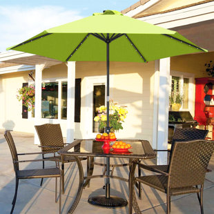 90'' Lighted Tilt Market Umbrella