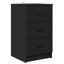 38cm W Manufactured Wood Bedside Table-2066940196