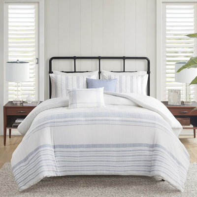 Literie 100% coton pour très grand / très grand lit, housse de couette 5 pièces facile à rembourrer, fermeture à glissière cachée