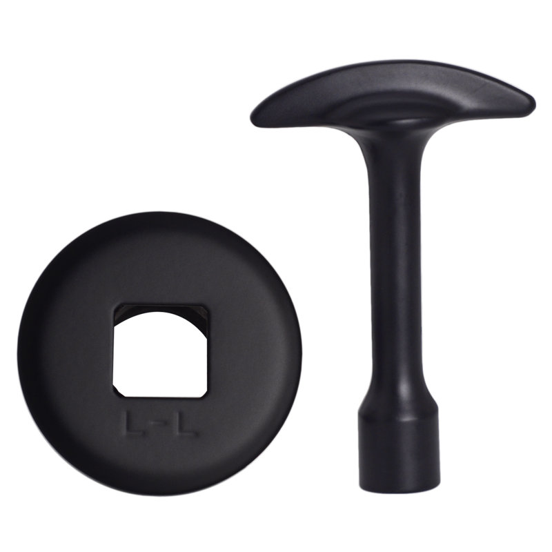 Ensemble de garniture de clapet à cloche pour foyer 3/4 po NPSM, Noir mat