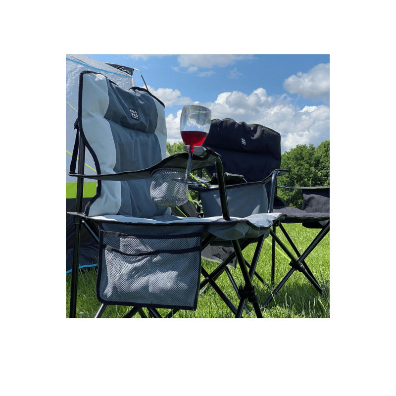 Folding Camping Chair, Grey
