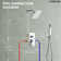 Dual-Function Shower Faucet Set, Pressure-Balanced Shower System with Handheld Spray
