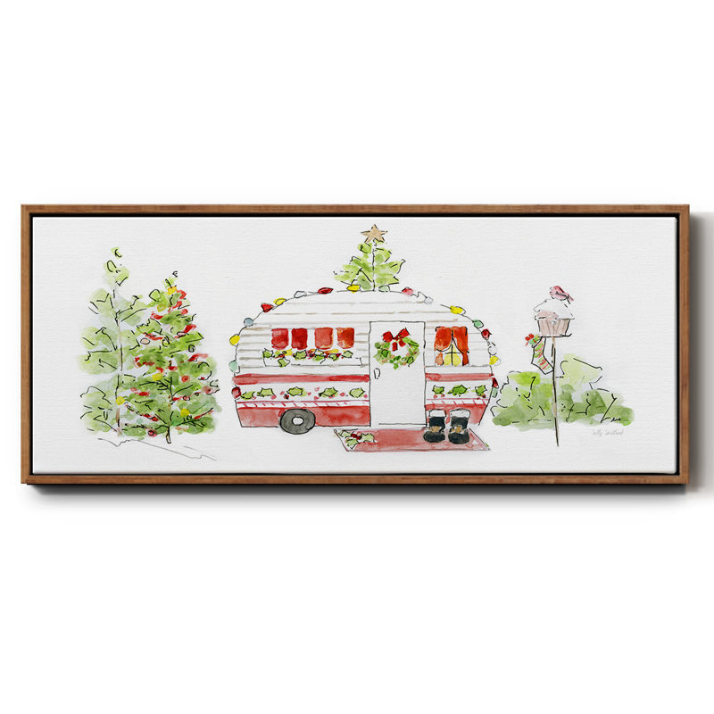 Holiday Camper II - toile encadrée, H 24 po x l 60 po