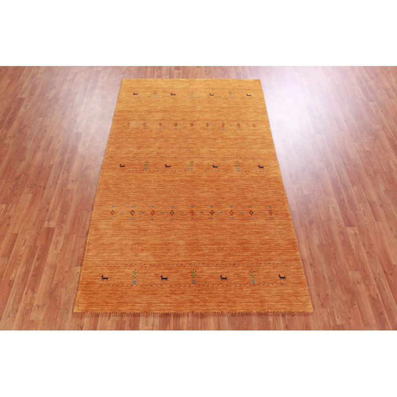Tapis oriental petits animaux Gabbeh 5 x 8