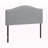 Houston Transitional Gray Leather Look Upholstered Full  Headboard, 50.34" H X 56.96" W X 2.9" D-1901544364-1901544365