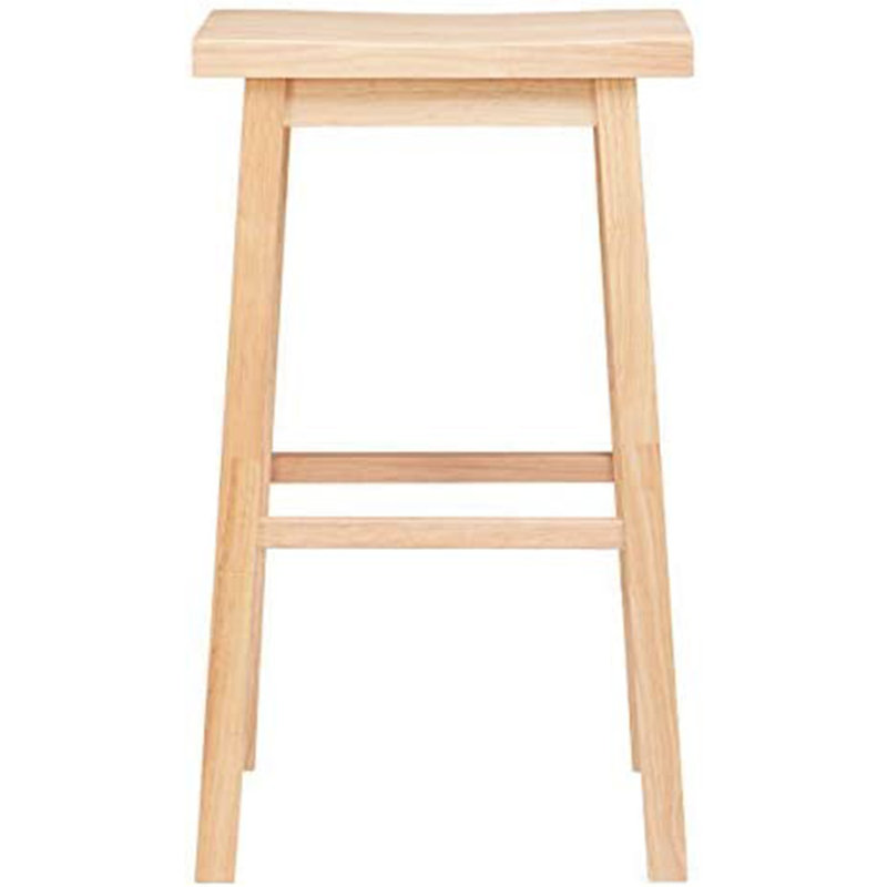 Crysal Counter Stool with Solid Wood Frame