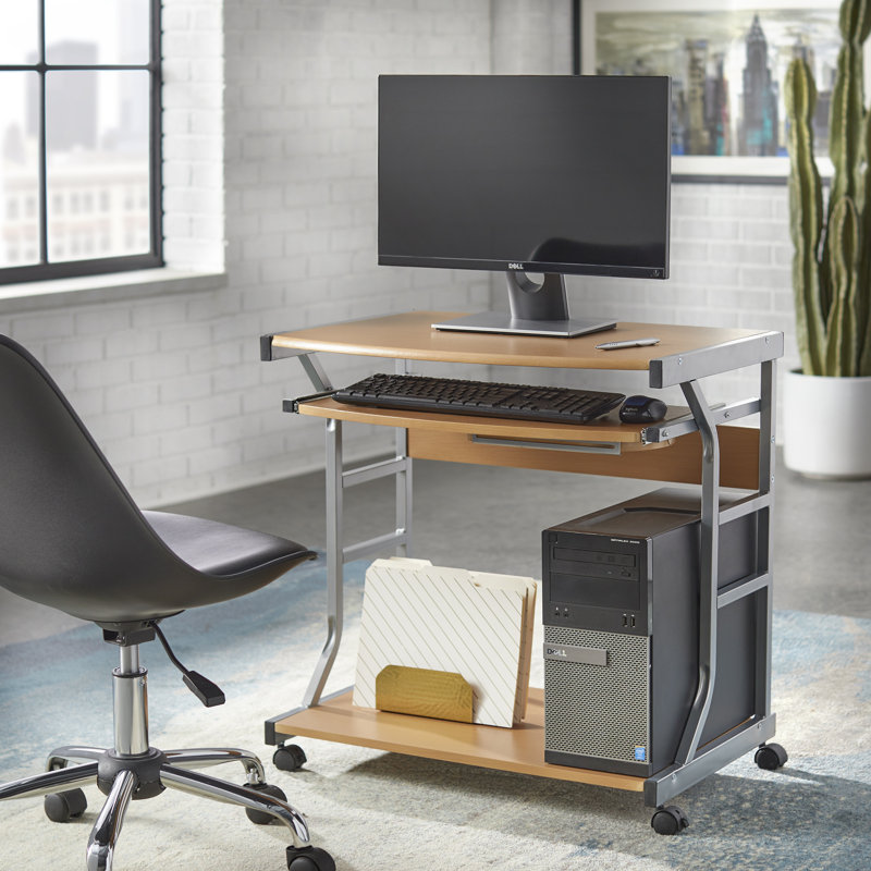Bureau Lunde, Brown/Silver