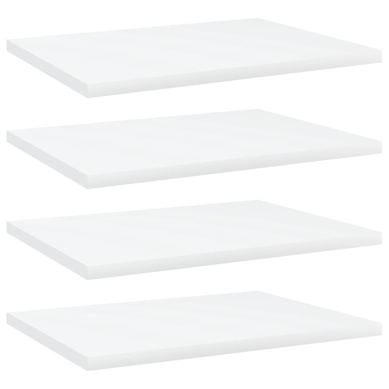 Tablettes flottantes étagères murales, Blanc, H 0,6 po x l 31,5 po x P 3,9 po