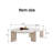 Luise Round Coffee Table Set, Overlapping Design-951270967