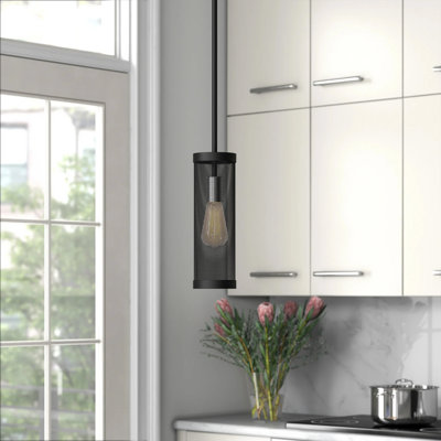 Luminaire suspendu cylindrique à 1 lumière Emilia