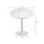 Table bistro ronde avec table tulipe 31,5 pouces