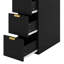 Meuble-lavabo 30 po avec lavabo et armoire latérale, meuble-lavabo flottant simple moderne avec tiroirs-604411177