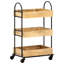 Mannsville Solid Wood Top Kitchen Cart