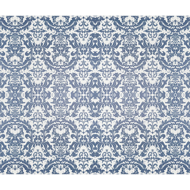 Toile Damask Peel & Stick Damask Border, 120" L x 144" W