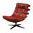 Helga Upholstered Swivel Accent Chair with Ottoman-377991475