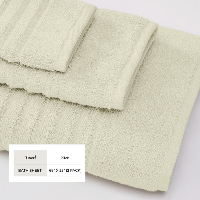 Ultra-Soft & Absorbent 100% Cotton, Sage Green