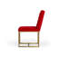 Chaise d'appoint en velours Christiana-1881483447