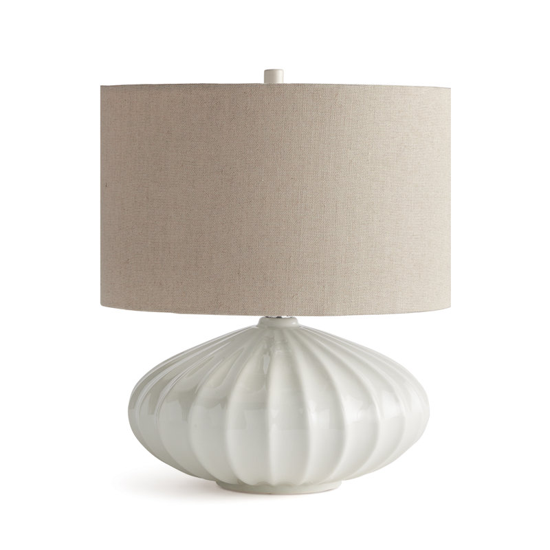 Raemoore Curved Ceramic Table Lamp