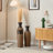Hand-Woven PVC Rattan Vases Set of 3