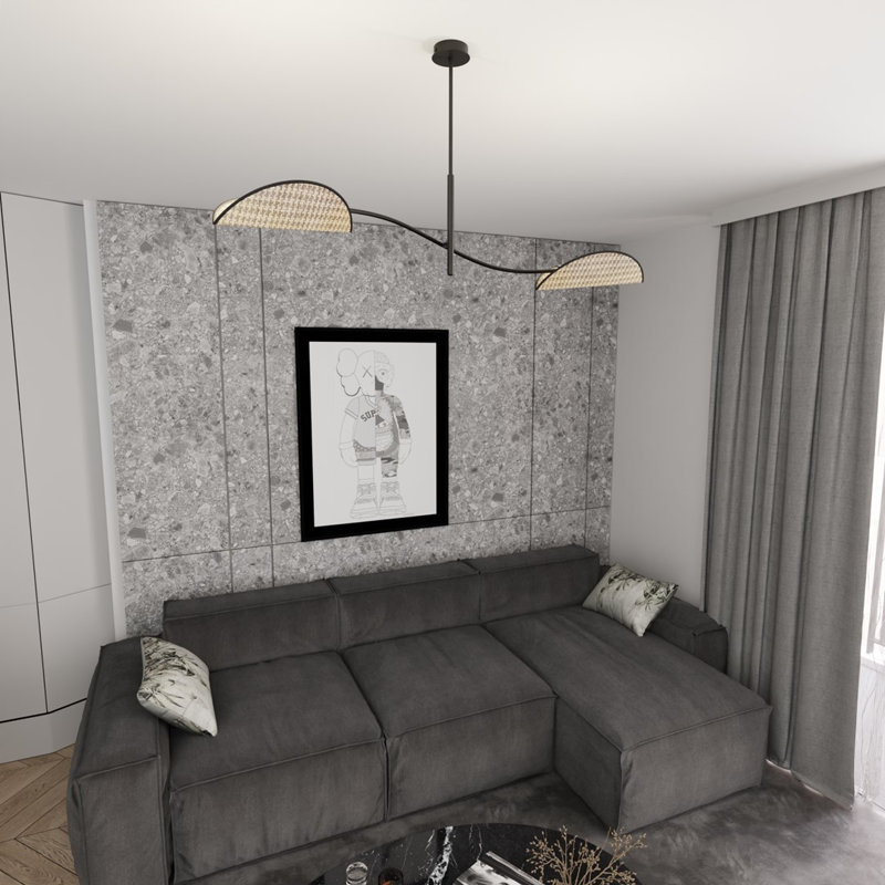 LOTUS BL, 2, Brown, 54cm H x 105cm W x 18cm D