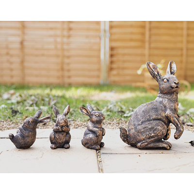 Vreeland Animals Waterproof Plastic Garden Statue