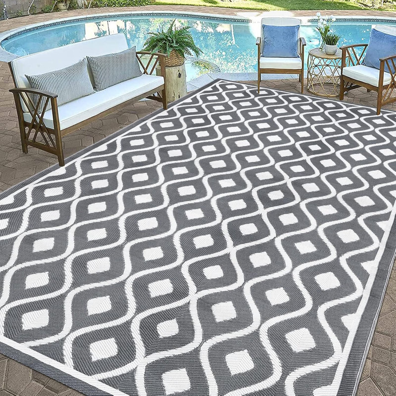 Outdoor Rug, Rectangle 8" x 10"