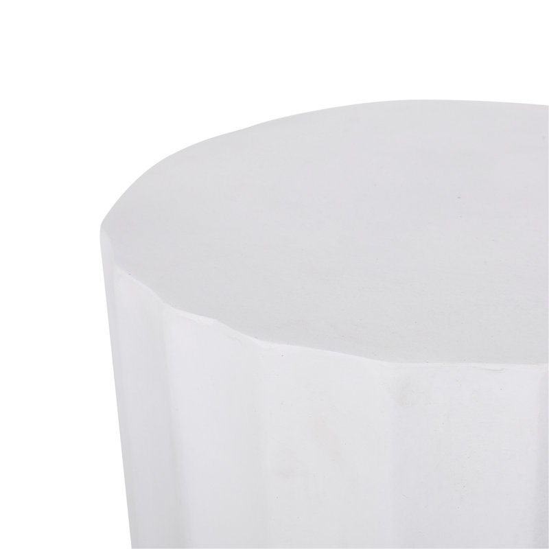 Table d'appoint ronde extérieure, 15 po L 15 po D, table de bout