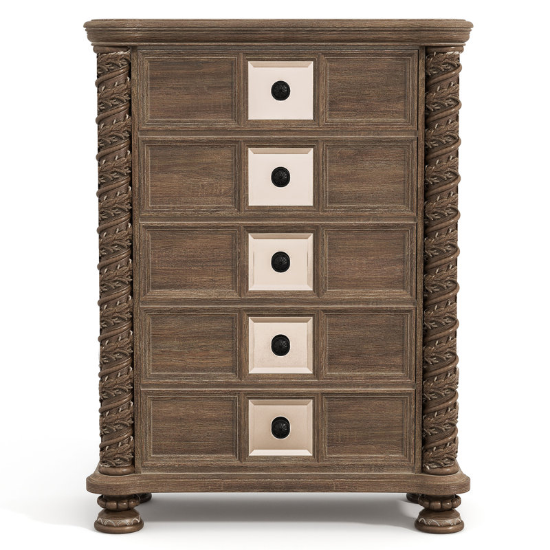 Fabijan 38.5'' W 5 - Drawer Dresser
