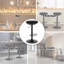 Parshall Swivel Upholstered Adjustable Height Counter Stool with Metal Frame-961794765-961794766