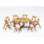 Surfliner Outdoor Teak Dining Set-1514630186