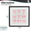 Imprimé sous-verre rose à rubans coquette, design par Emily Navas-240744409-240744408