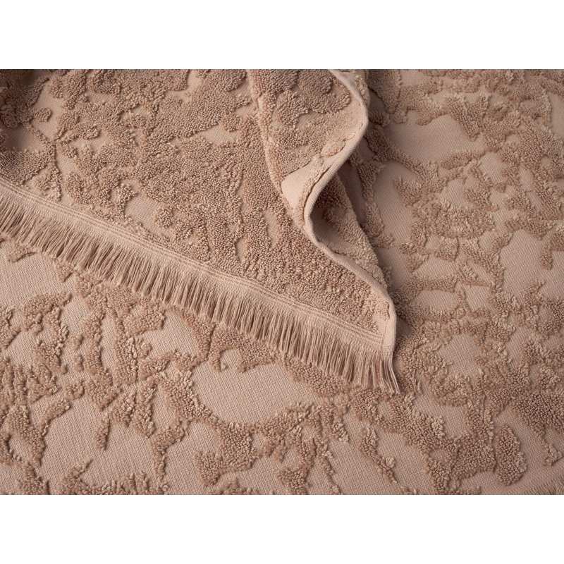 Wildflower Organic Bath Towel, Antique Rose