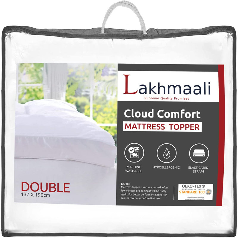 8cm Mattress Topper, Double (137 x 190 cm)
